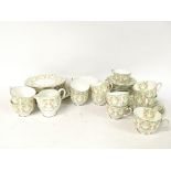 Royal Doulton Grenville tea set including saucers,