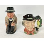 Royal Doulton small character jugs- Winston Church