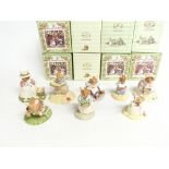 A collection of eight boxed Royal Doulton Brambly
