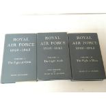 Three volumes Royal Air Force 1939-1945 by Denis R