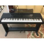 A Clavinova CVP-8 keyboard and stand with associat