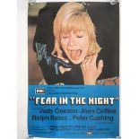 Three vintage horror film posters comprising 'Fear