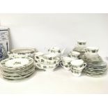 The Worcester Hop Mathon tea set including plates,