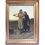 Hector Chalmers 1849-1943. Amgilt framed oil on ca