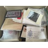 A box containing British post office Philatelic Bu
