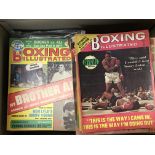 Two boxes containing Boxing illustrated from 1959-1990 (2)