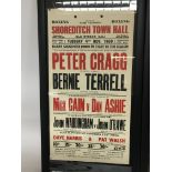 framed 1960s boxing promotion posters held at the