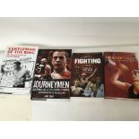 Four boxing books all signed by the authors (4)