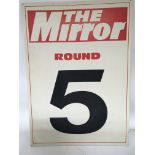 A Daily Mirror glamour girl Round 5 ring board. 51