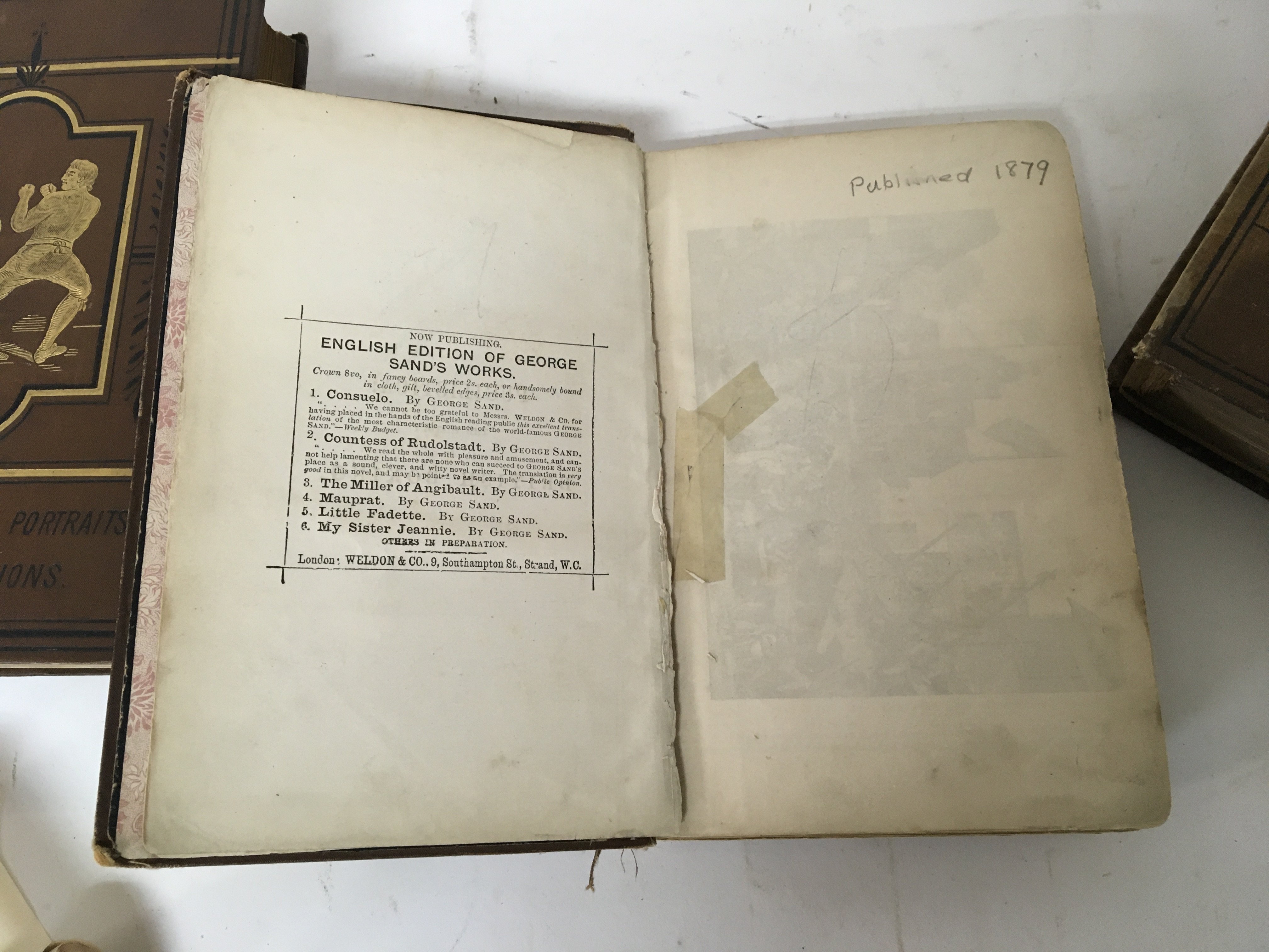 Four Antique books boxing Pugilistica one inscribe - Image 3 of 3