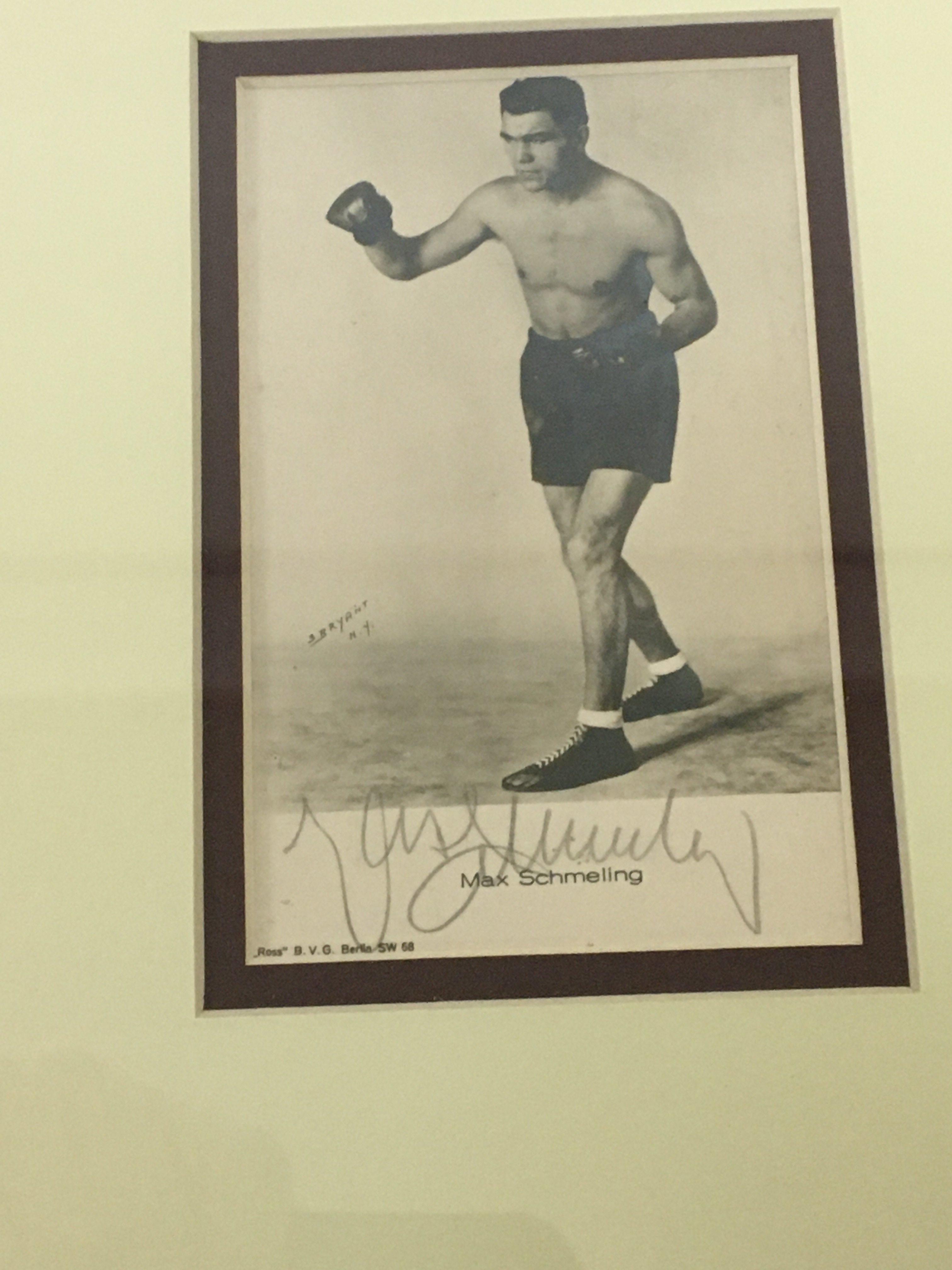 A framed boxing Montage including a signature of t - Image 3 of 3