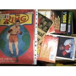 A collection of Boxing annuals from 1948 some possibly earlier some old The Ring Magazines Boxing