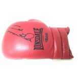 A boxing glove signed by Colin McMillian.