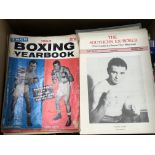 A collection of Boxing Yearbook magazines from 196