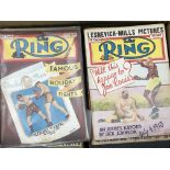 An extensive near complete run of The Ring from 1922 onwards 1930-1940 and more some years in