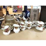 Royal Albert Country Rose tea set