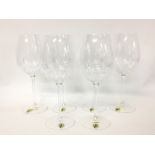 Boxed pairs of cut Waterford crystal glasses