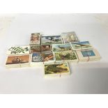 Box of cigarette cards , sets and loose