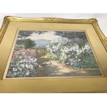 1924 V.M. Common watercolour gilt frame