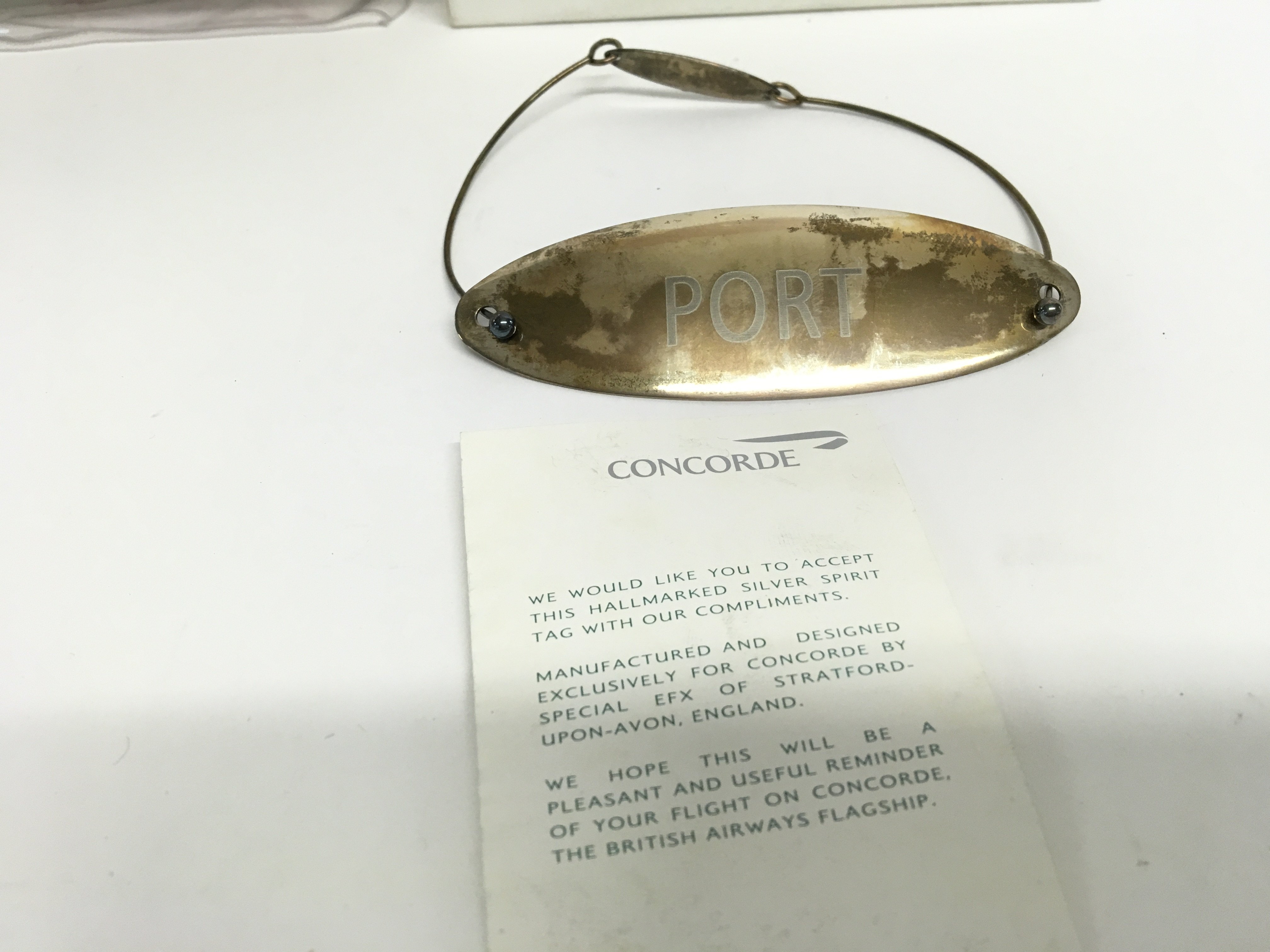 A Concorde air ticket and other Concorde items inc - Image 4 of 4