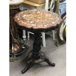 An Anglo-Chinese 19th century occasional table wit
