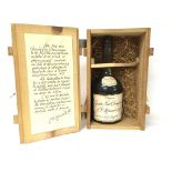 A bottle of Cognac Grand fine champagne in a box (