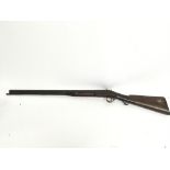 Muzzle loading 12 bore shotgun, approximately 104c