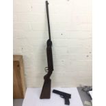 Vintage .177 Air Rifle stamped Gecado model 25, a