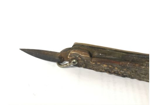 A horn handled antique knife - Image 3 of 3