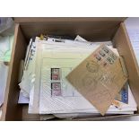 1 x box of eclectic mix of world stamps (D)