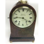 A fine quality eight day arch top mantle clock mar