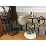 Two anglepoise lamps . NO RESERVE