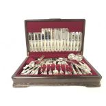 Boxed A.E Postons Sheffield Lonsdale plate Cutlery