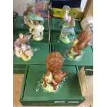 Seven boxed Gold Stamp, limited edition Beswick Be