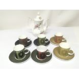 Wedgwood Susie Cooper design Carnaby Daisy tea set