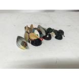 A collection of small Beswick ducks by peter scott