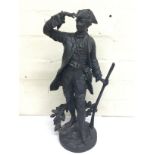 A Victorian metal good quality French figure of an