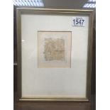 A framed pencil Study of figures by Thomas Hearne.