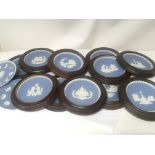 A collection of Wedgwood Jasperware commemorative