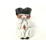 Small Victorian Toby Jug of a man smoking a pipe,