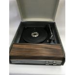 A Fidelity HF43 portable record player with origin