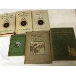 A small collection of books including 3 from J.R.R