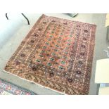 An Afghan hand knotted rug, approximately 124x162c