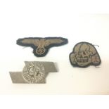 Sports proficiency badge and cloth SS patches