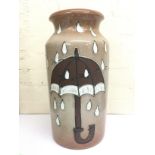 Scheurich-Keramik German umbrella stand pottery va
