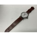 Gents automatic Whites wristwatch, with leather po