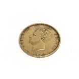 A George IV 1830 full gold sovereign with shield r