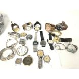 A collection of mixed vintage and modern watches,