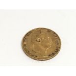 A William IV 1832 full gold sovereign with shield