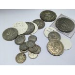 A collection of George VI coinage including a 1937